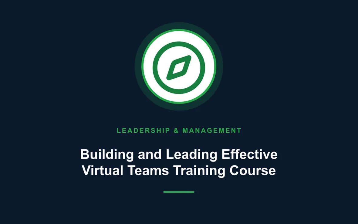 Building and Leading Effective Virtual Teams Training Course — Leadership and Management Skills training course