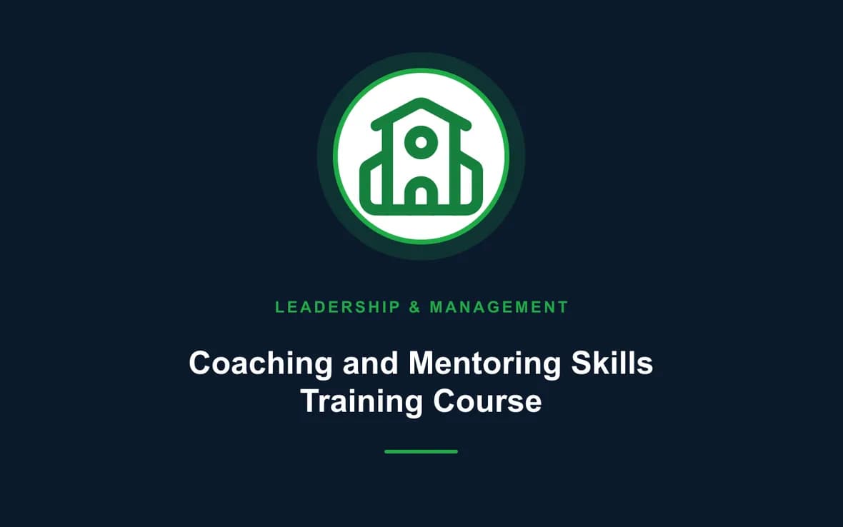 Coaching and Mentoring Skills Training Course — Leadership and Management Skills training course