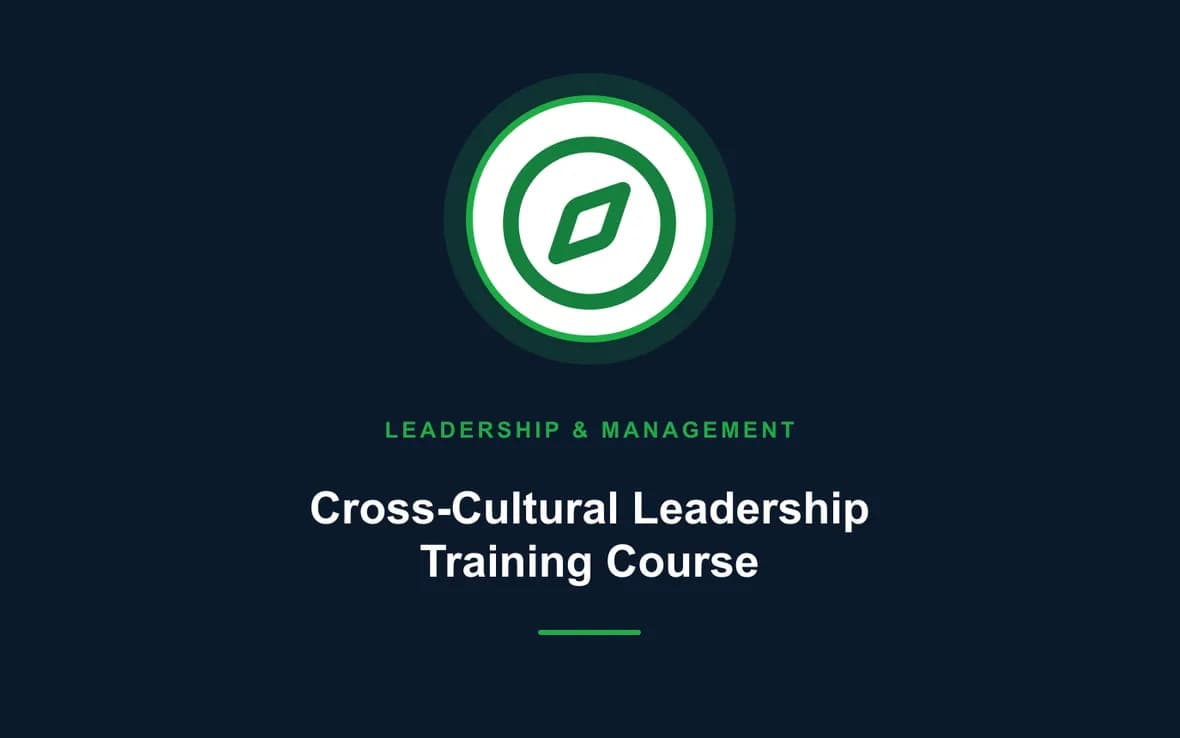 Cross-Cultural Leadership Training Course — Leadership and Management Skills training course