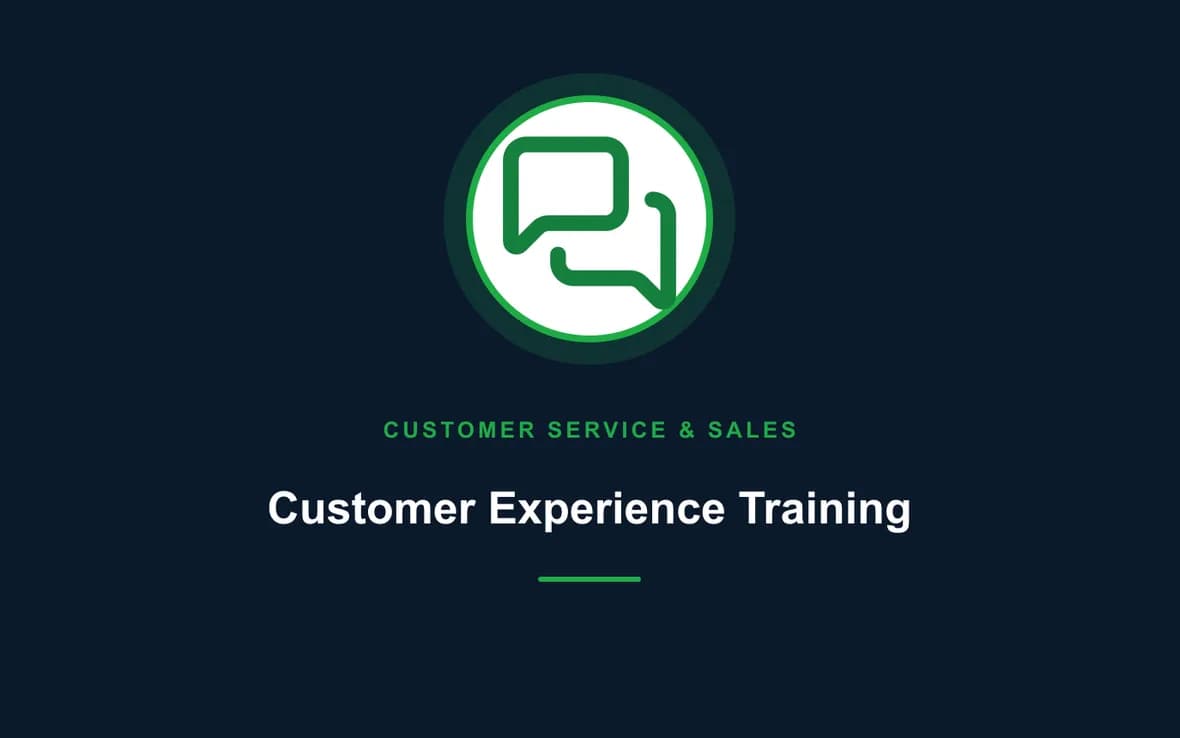 Customer Experience Training — Customer Service, Sales and Marketing training course