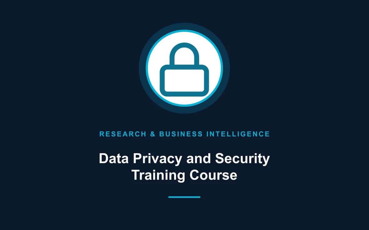 Data Privacy and Security Training Course — Research, Data Management and Business Intelligence training course