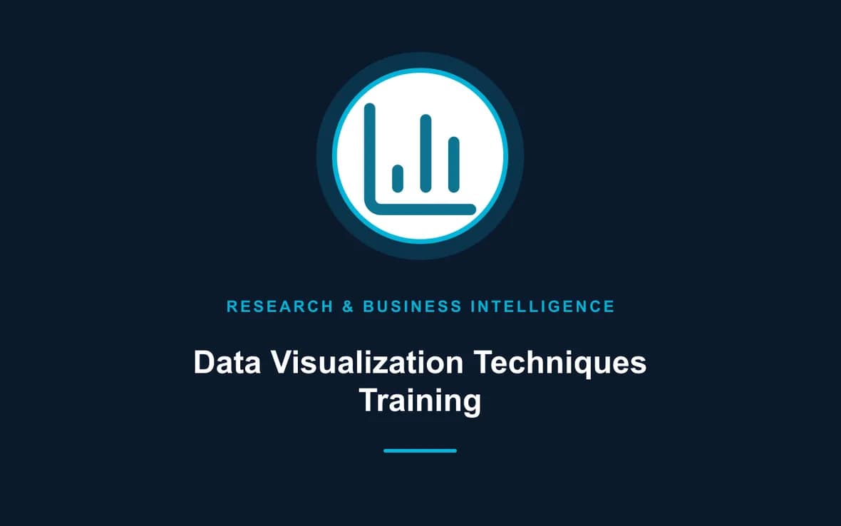 Data Visualization Techniques Training — Research, Data Management and Business Intelligence training course
