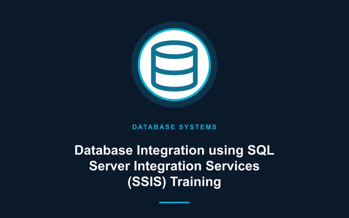 Database Integration using SQL Server Integration Services (SSIS) Training — Database Management Systems training course