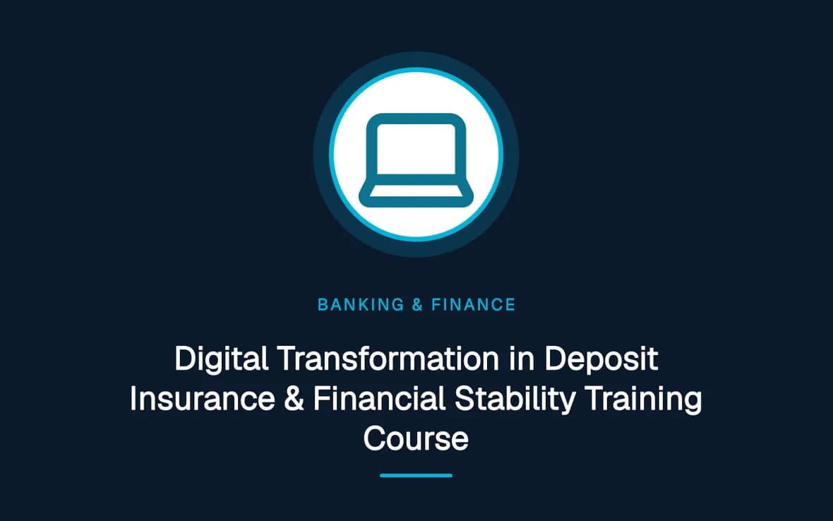 Digital Transformation in Deposit Insurance & Financial Stability Training Course — Banking, Accounting and Financial Management training course