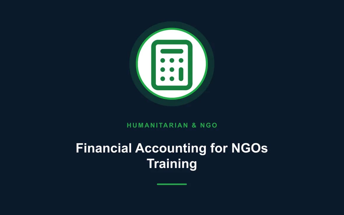 Financial Accounting for NGOs Training — Humanitarian and NGOs Management training course