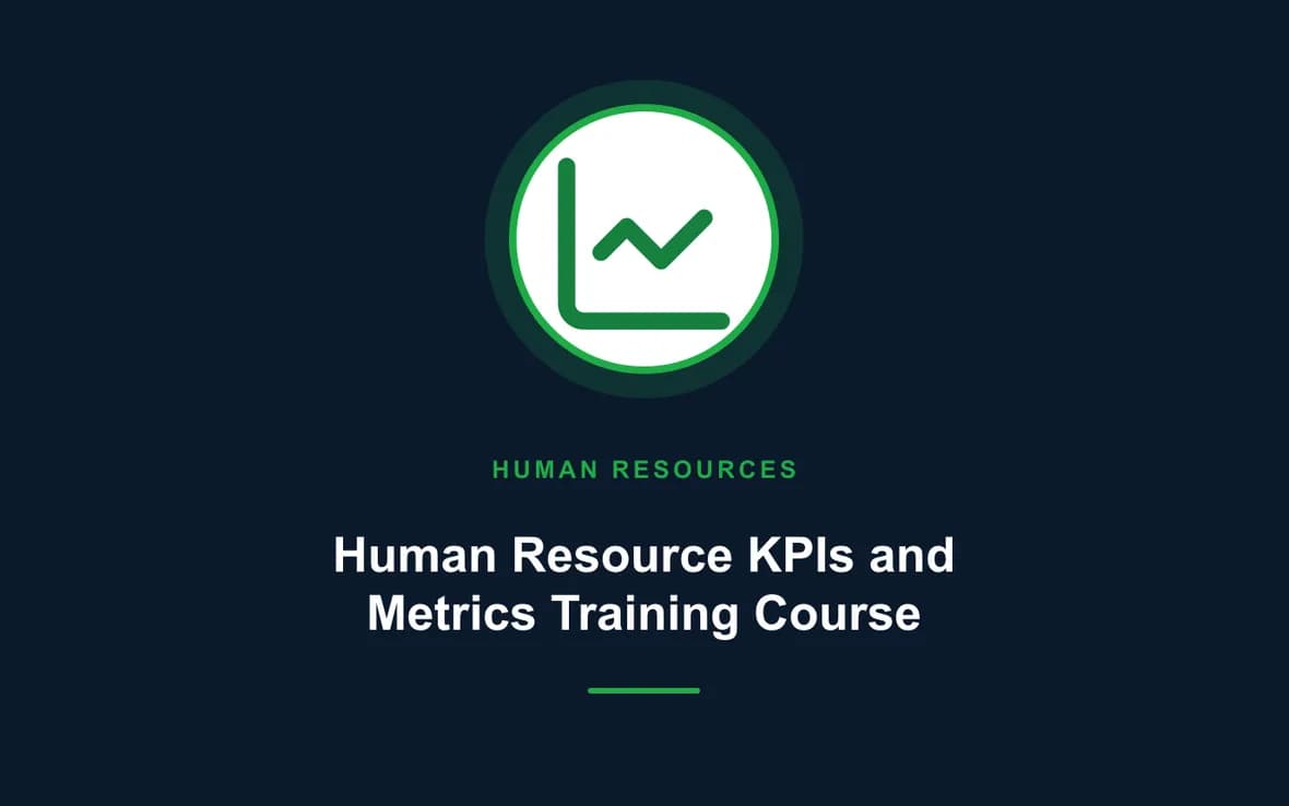 Human Resource KPIs and Metrics Training Course — Human Resource (HR) Management training course