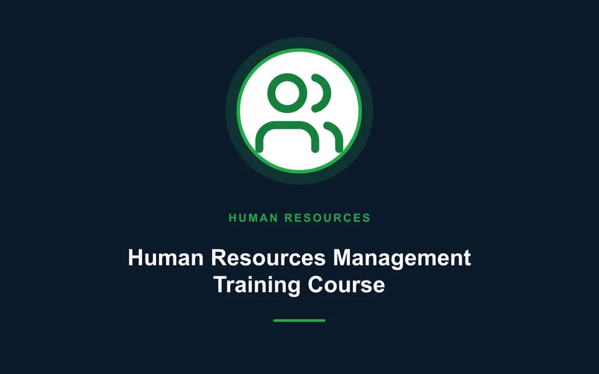 Human Resources Management Training Course — Human Resource (HR) Management training course