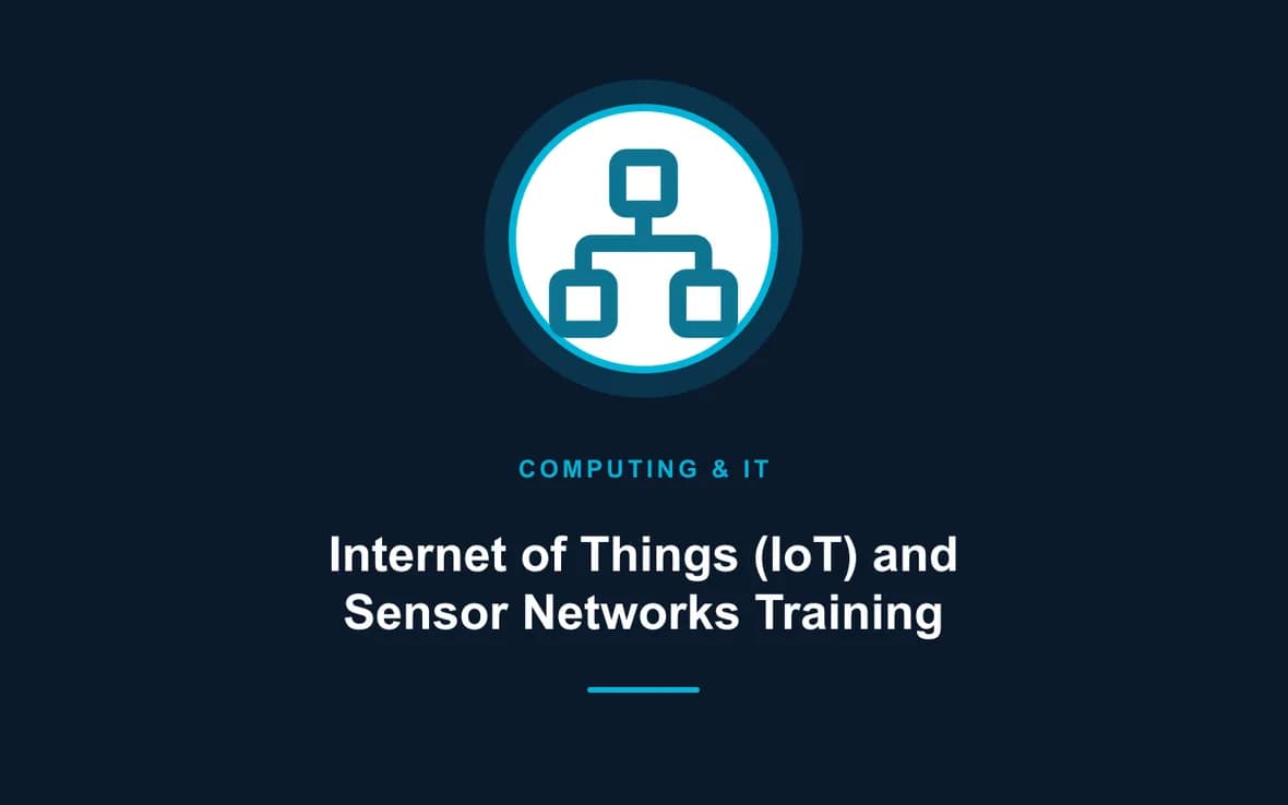 Internet of Things (IoT) and Sensor Networks Training — Computing and Information Technology training course