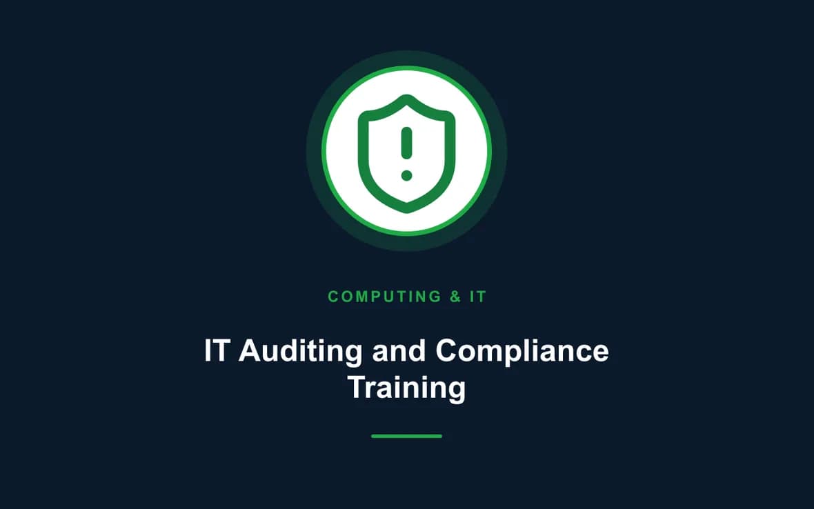 IT Auditing and Compliance Training — Computing and Information Technology training course