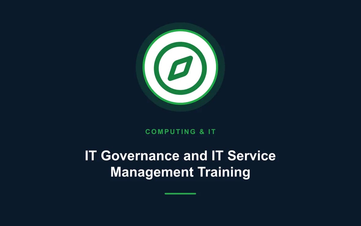 IT Governance and IT Service Management Training — Computing and Information Technology training course