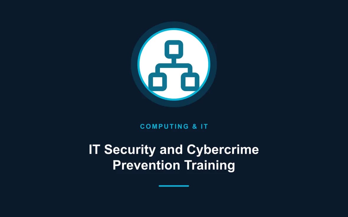 IT Security and Cybercrime Prevention Training — Computing and Information Technology training course