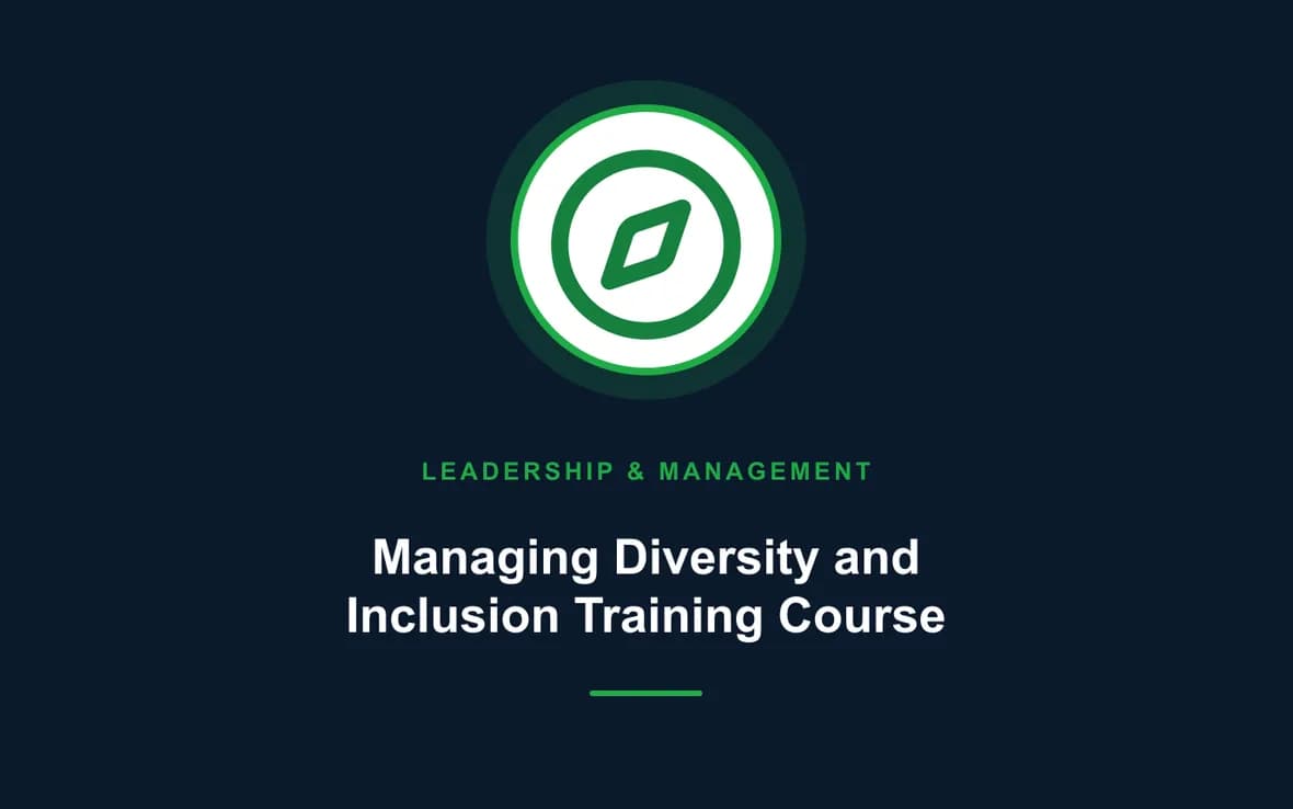 Managing Diversity and Inclusion Training Course — Leadership and Management Skills training course