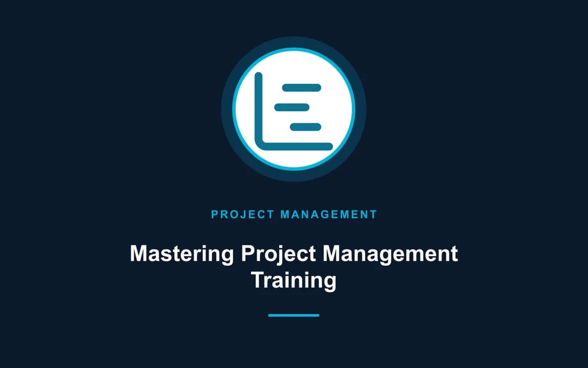 Mastering Project Management Training — Program and Project Management training course