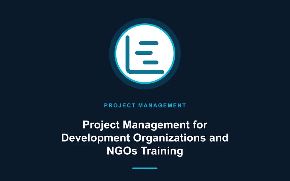 Project Management for Development Organizations and NGOs Training — Program and Project Management training course
