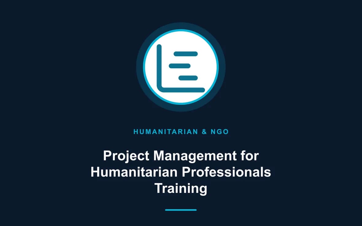 Project Management for Humanitarian Professionals Training — Humanitarian and NGOs Management training course