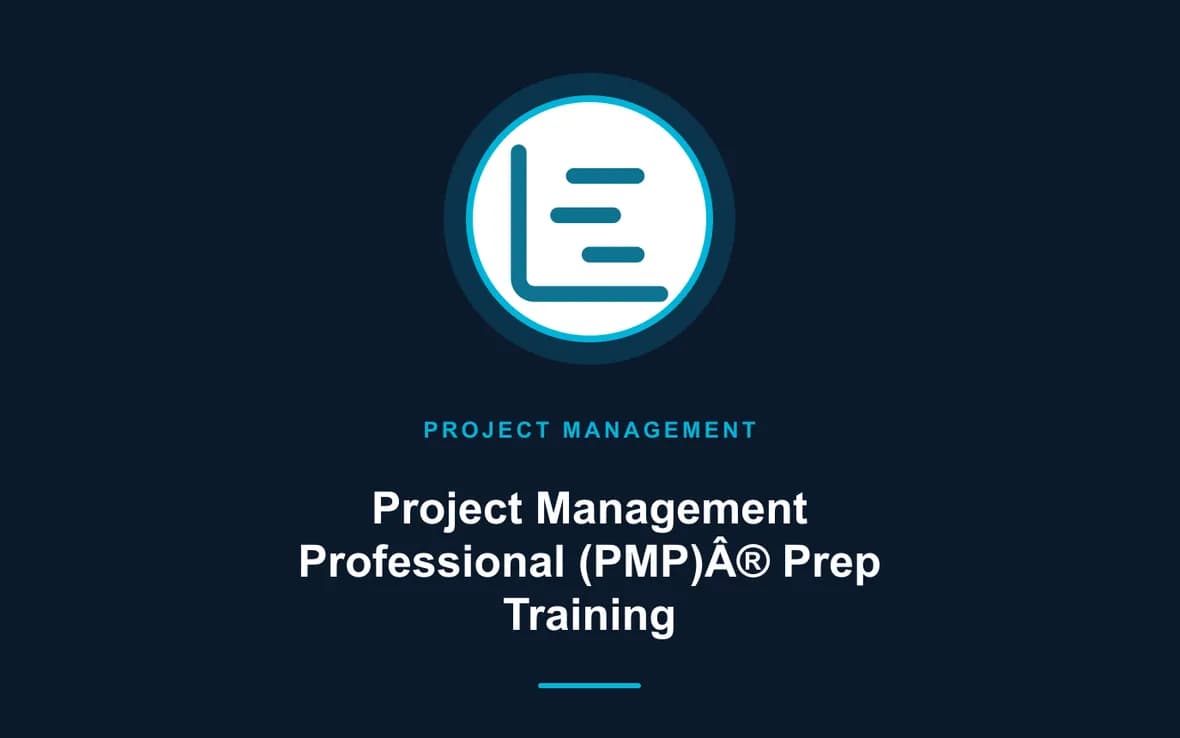 Project Management Professional (PMP)Â® Prep Training — Program and Project Management training course