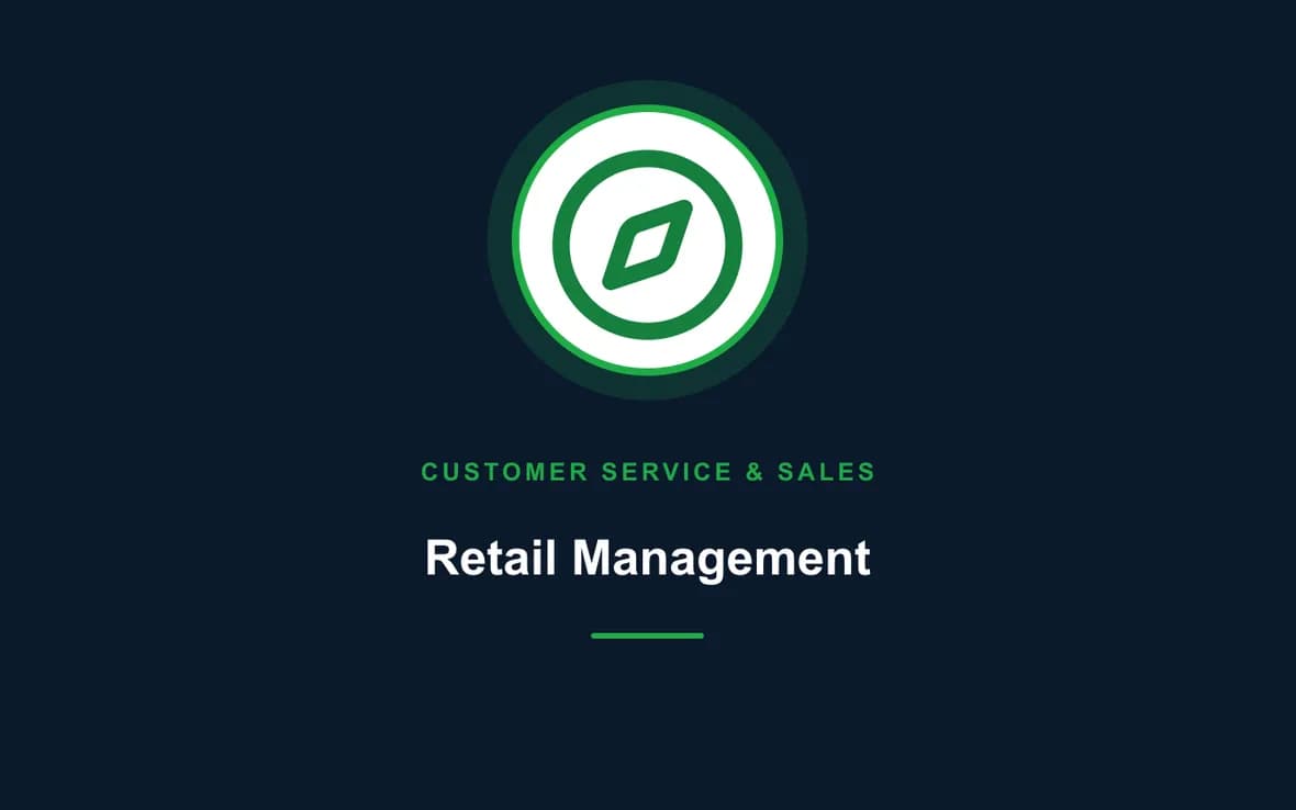 Retail Management — Customer Service, Sales and Marketing training course