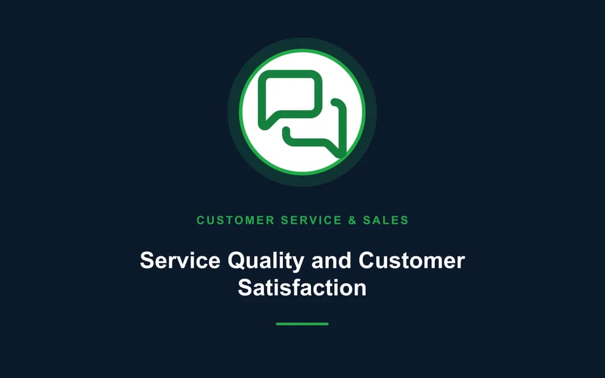 Service Quality and Customer Satisfaction — Customer Service, Sales and Marketing training course