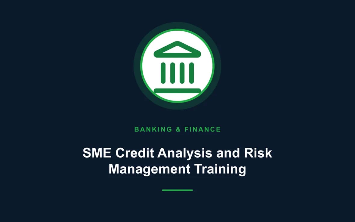 SME Credit Analysis and Risk Management Training — Banking, Accounting and Financial Management training course