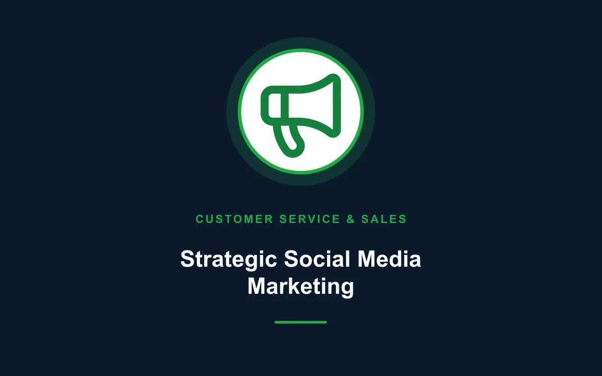 Strategic Social Media Marketing — Customer Service, Sales and Marketing training course