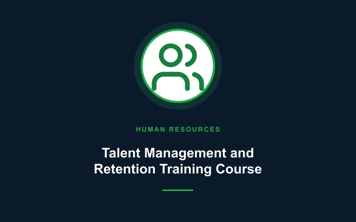 Talent Management and Retention Training Course — Human Resource (HR) Management training course