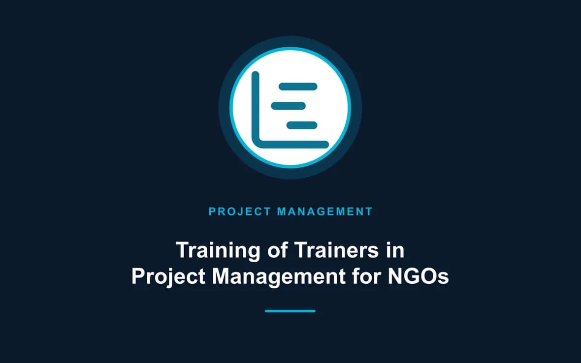 Training of Trainers in Project Management for NGOs — Program and Project Management training course