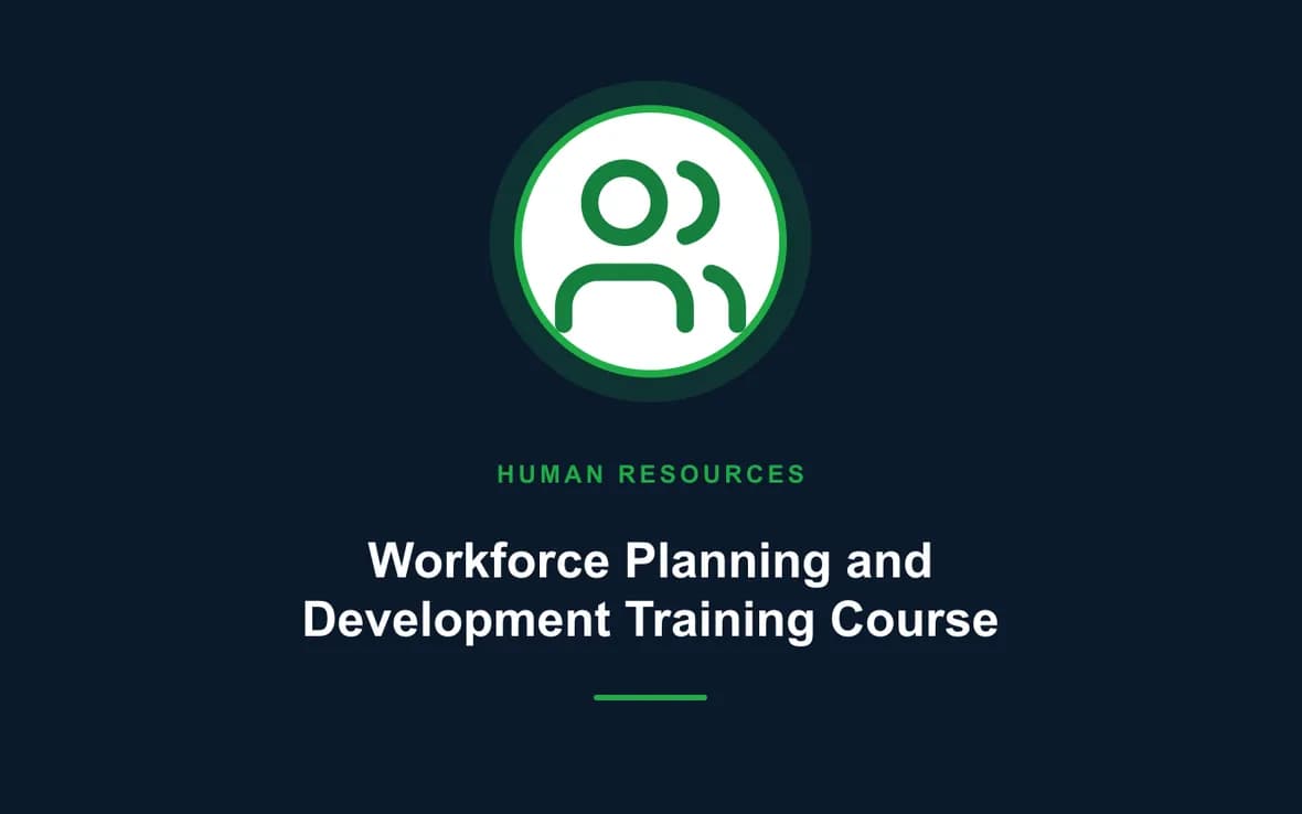 Workforce Planning and Development Training Course — Human Resource (HR) Management training course