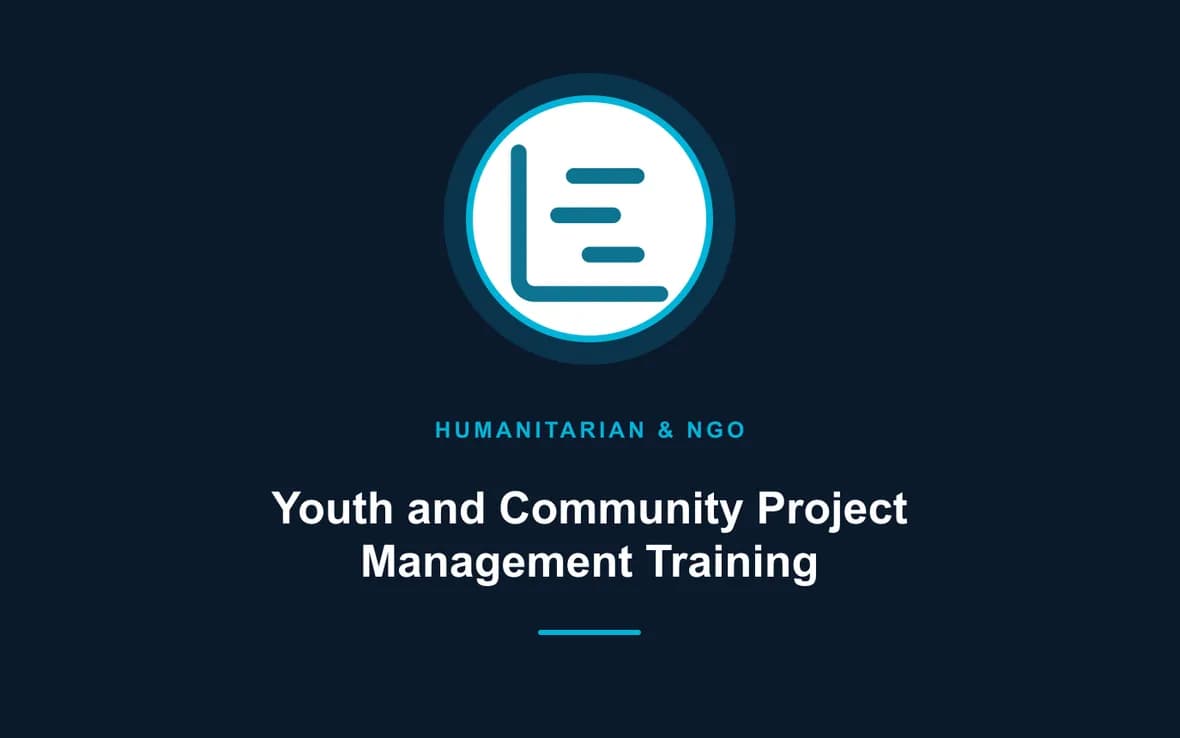 Youth and Community Project Management Training — Humanitarian and NGOs Management training course