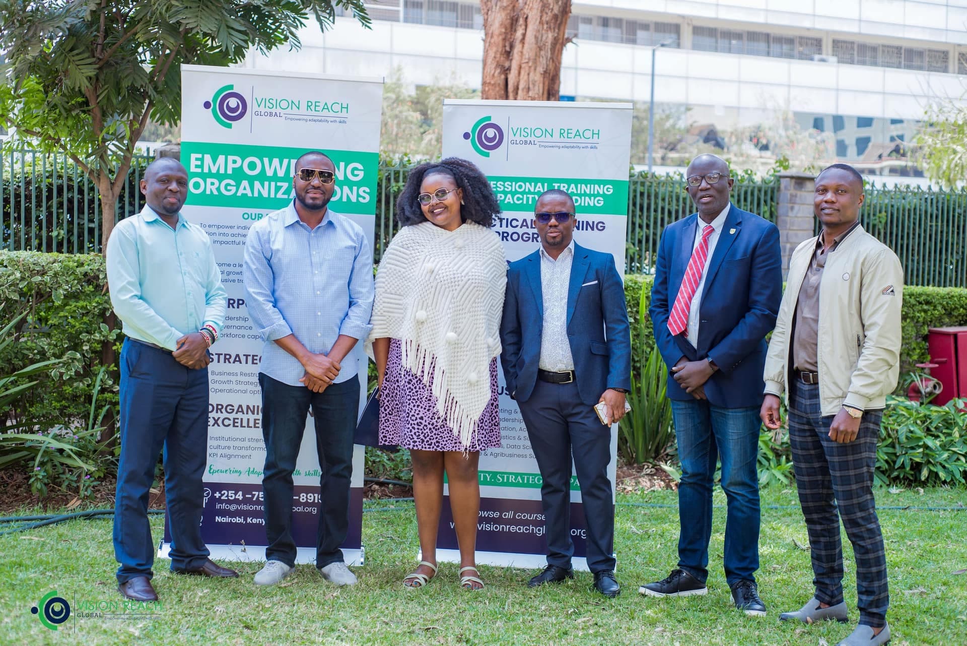 The Vision Reach Global team at a client engagement in Nairobi