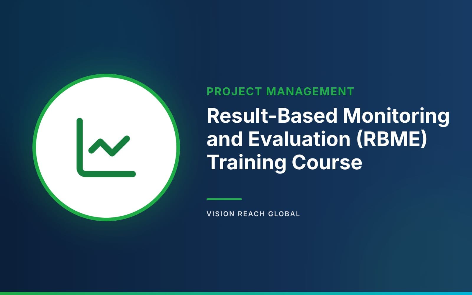 Result-Based Monitoring and Evaluation (RBME) Training Course — course banner