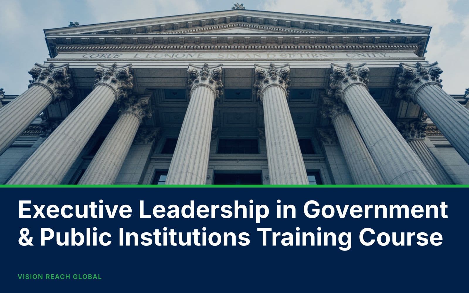 Executive Leadership in Government & Public Institutions Training Course