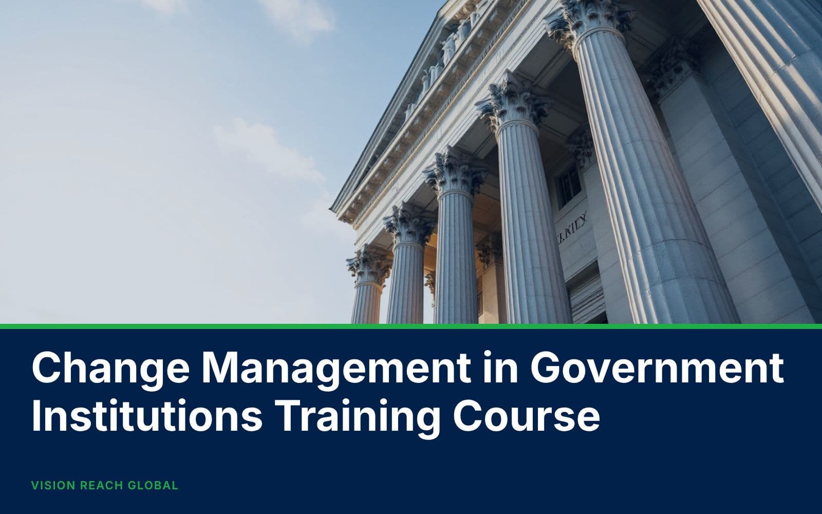Change Management in Government Institutions Training Course