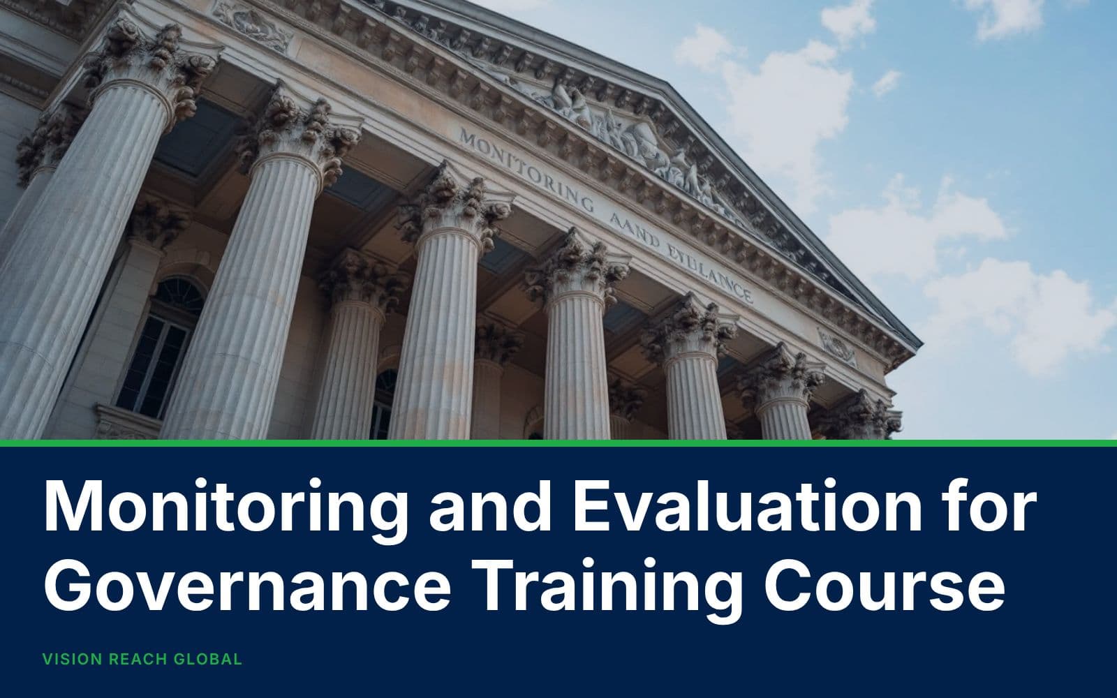 Monitoring and Evaluation for Governance Training Course
