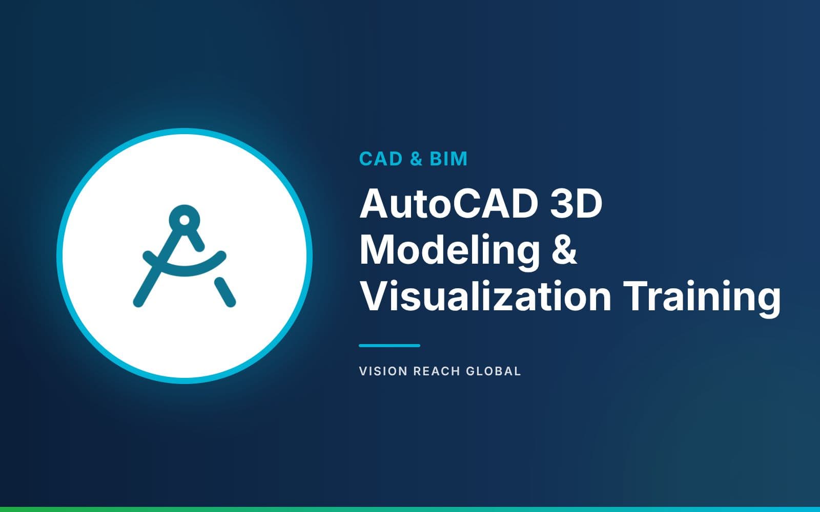 AutoCAD 3D Modeling & Visualization Training AutoCAD 3D Modeling & Visualization Training — course banner