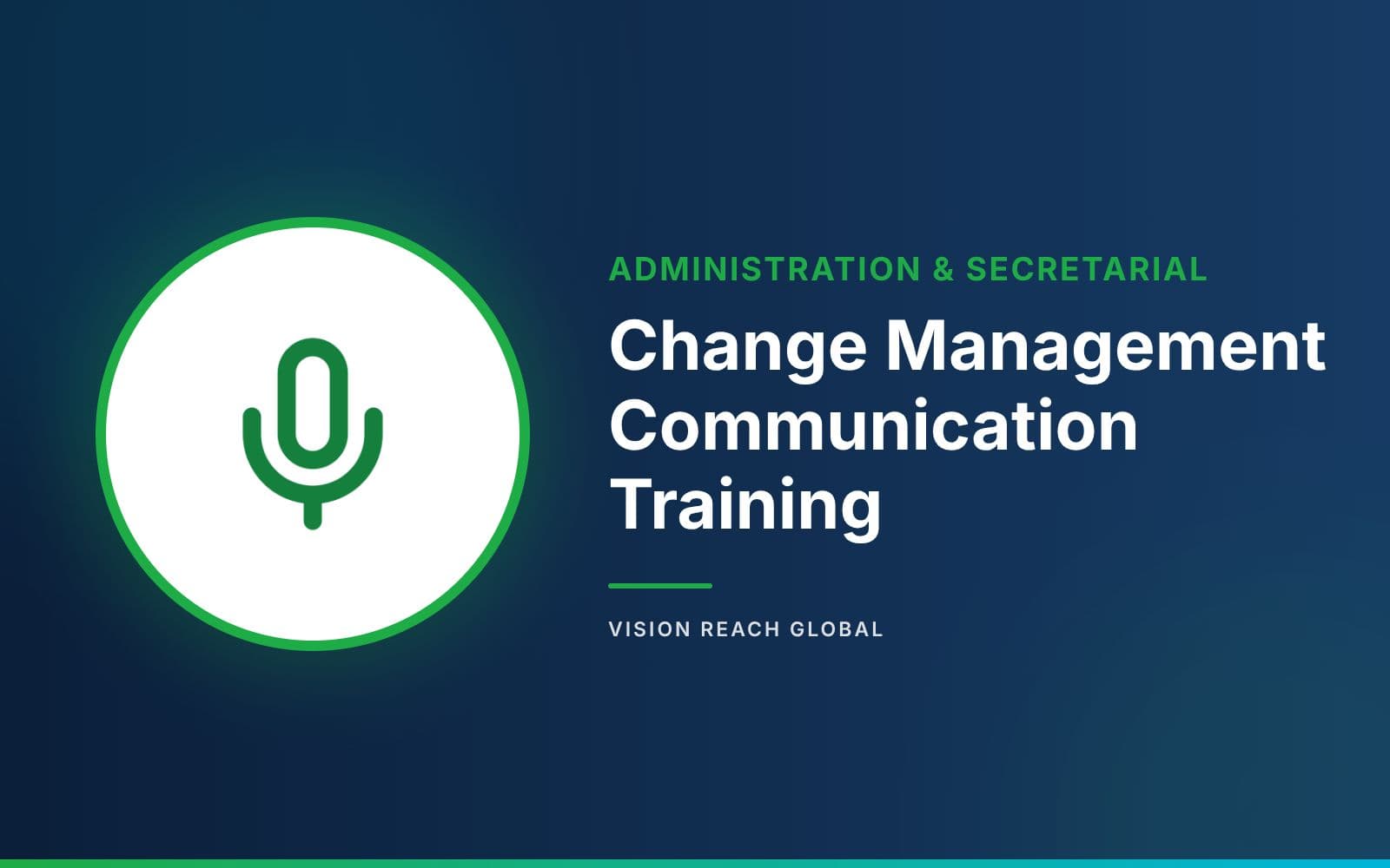 Change Management Communication Training Change Management Communication Training — course banner