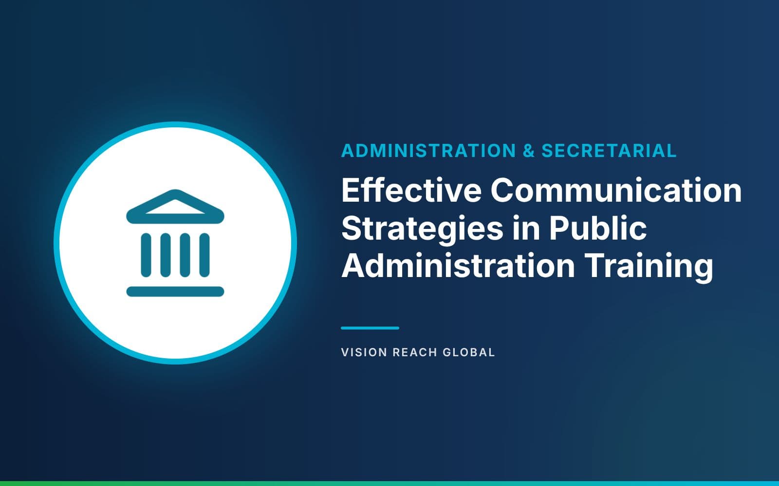 Effective Communication Strategies in Public Administration Training Effective Communication Strategies in Public Administration Training — course banner