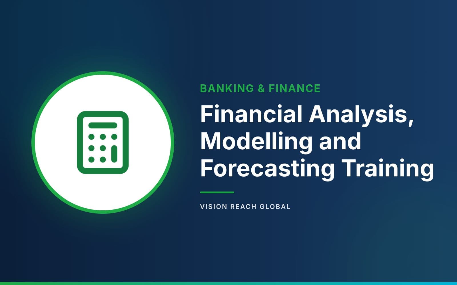 Financial Analysis, Modelling and Forecasting Training Financial Analysis, Modelling and Forecasting Training — course banner
