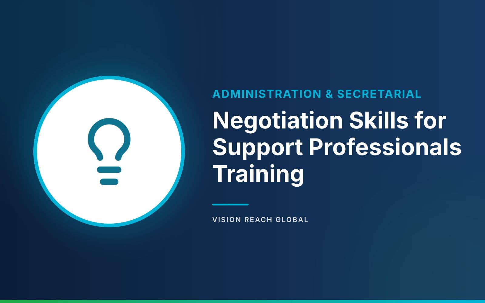 Negotiation Skills for Support Professionals Training Negotiation Skills for Support Professionals Training — course banner
