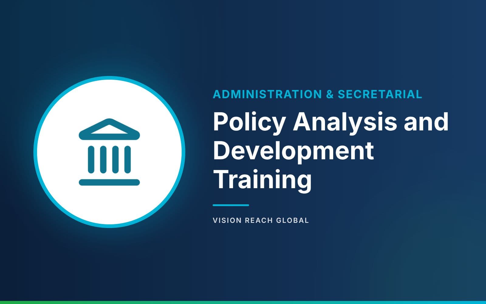 Policy Analysis and Development Training Policy Analysis and Development Training — course banner