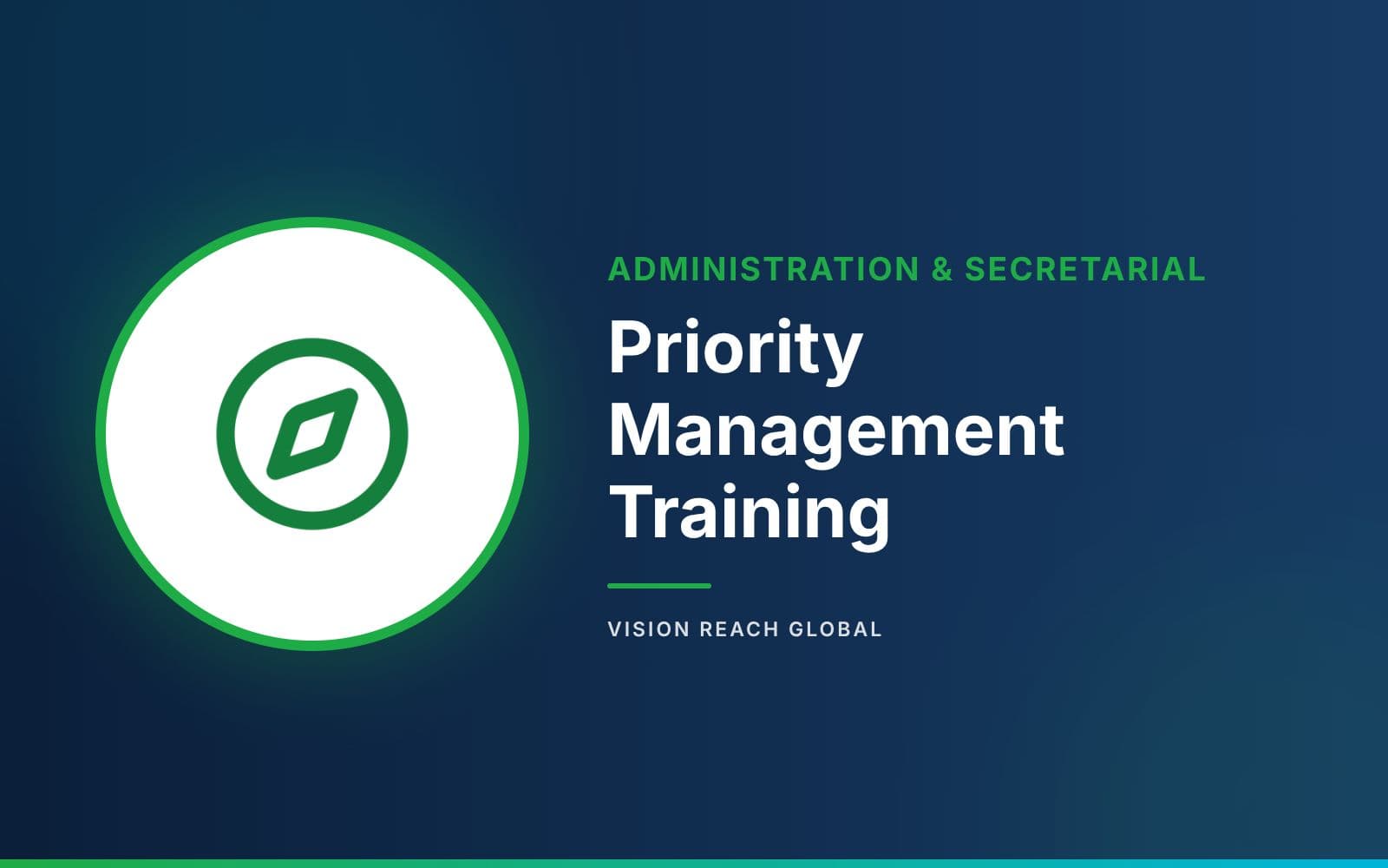 Priority Management Training Priority Management Training — course banner