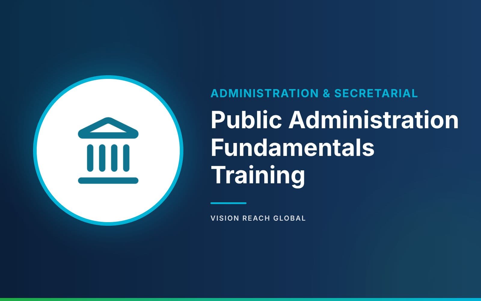 Public Administration Fundamentals Training Public Administration Fundamentals Training — course banner