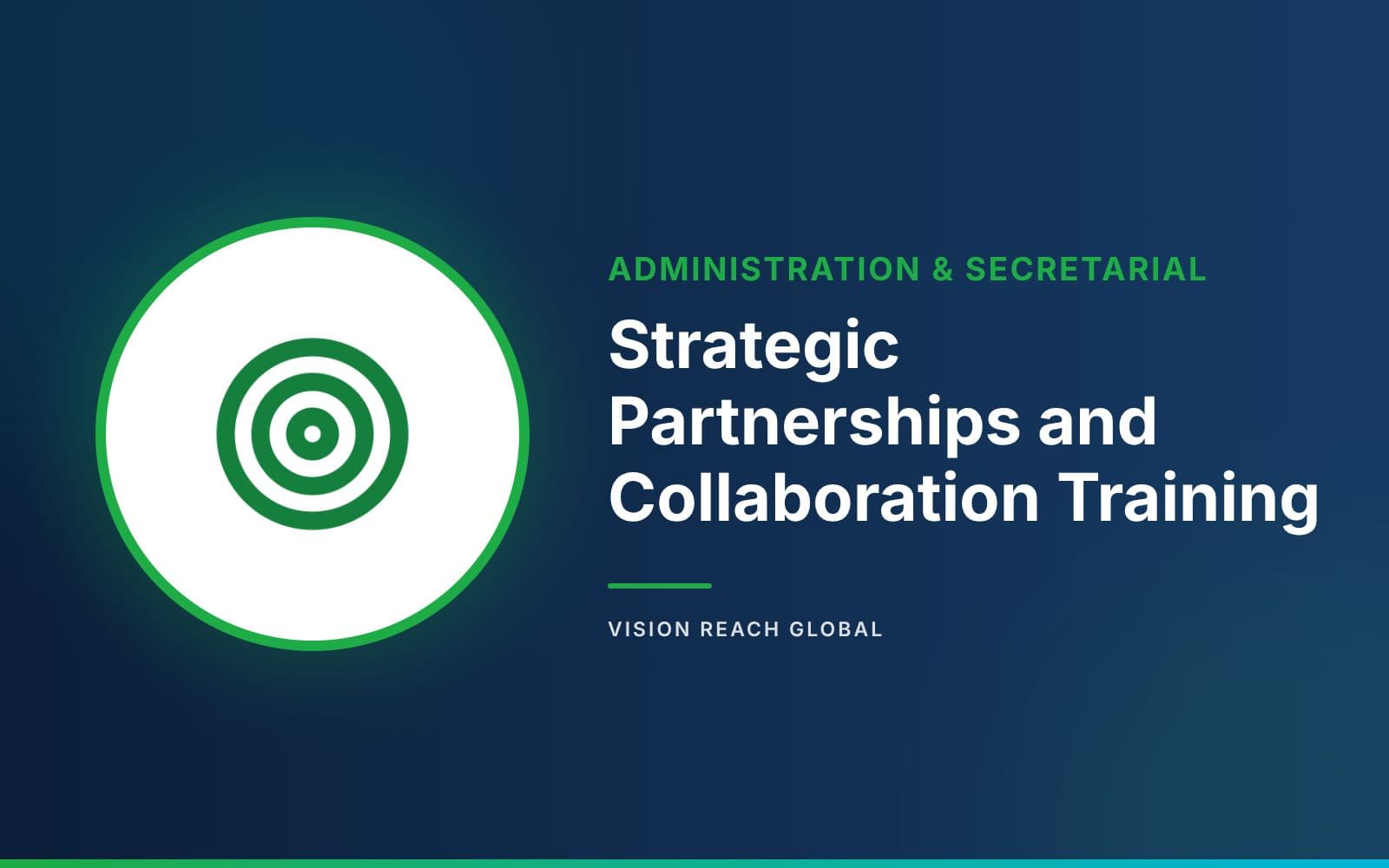 Strategic Partnerships and Collaboration Training Strategic Partnerships and Collaboration Training — course banner