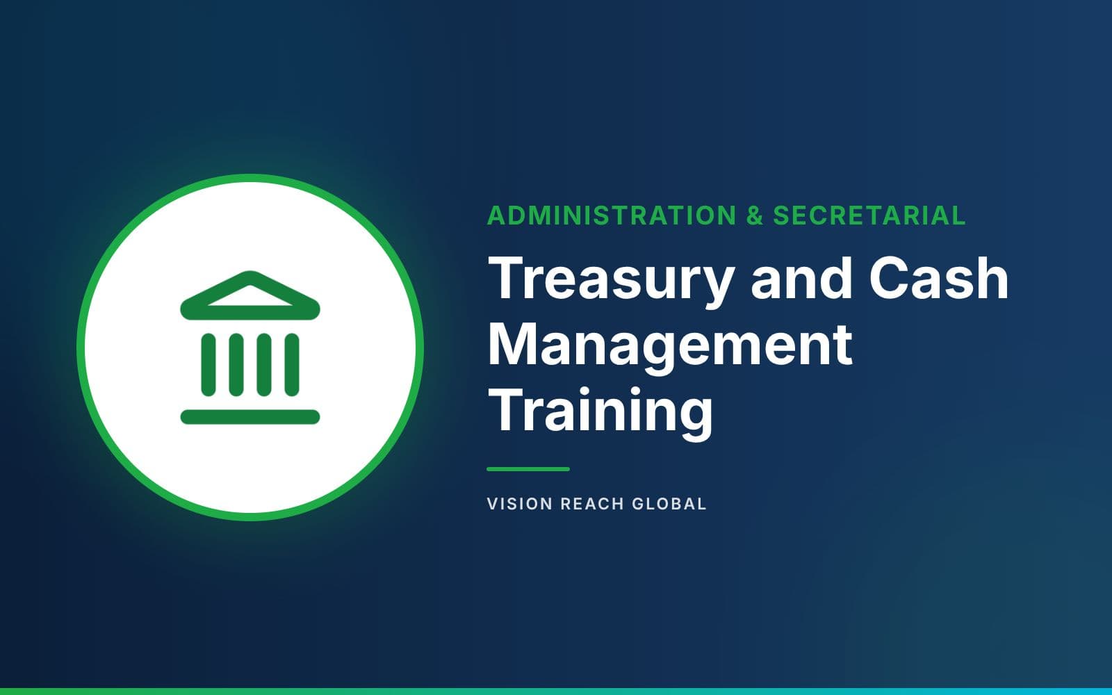 Treasury and Cash Management Training Treasury and Cash Management Training — course banner