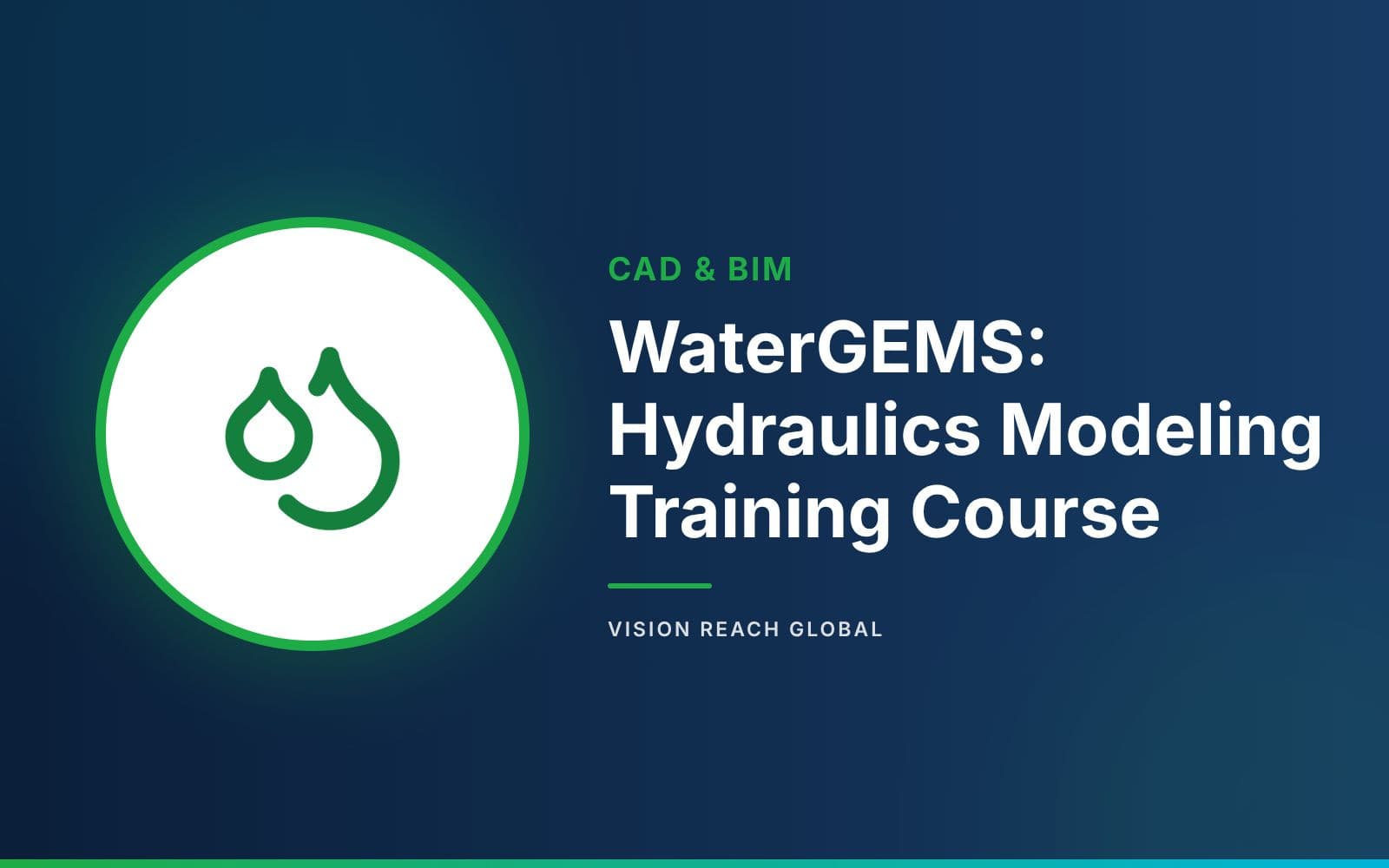 WaterGEMS: Hydraulics Modeling Training Course WaterGEMS: Hydraulics Modeling Training Course — course banner