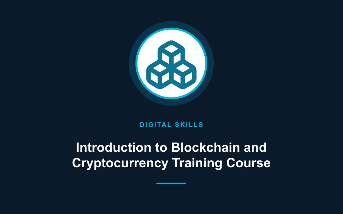 Introduction to Blockchain and Cryptocurrency Training Course — Digital Skills and Literacy training course