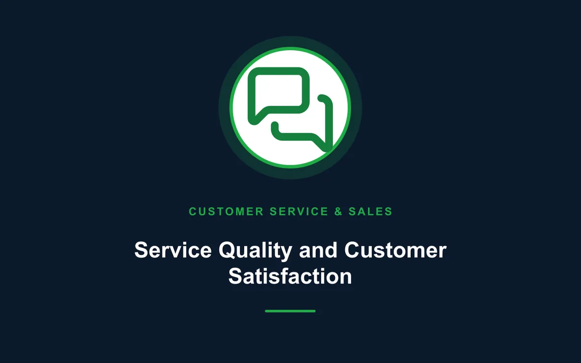 Service Quality and Customer Satisfaction — Customer Service, Sales and Marketing training course