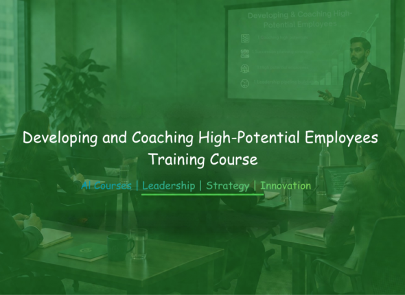 Business leader coaching employees during a professional development training session.