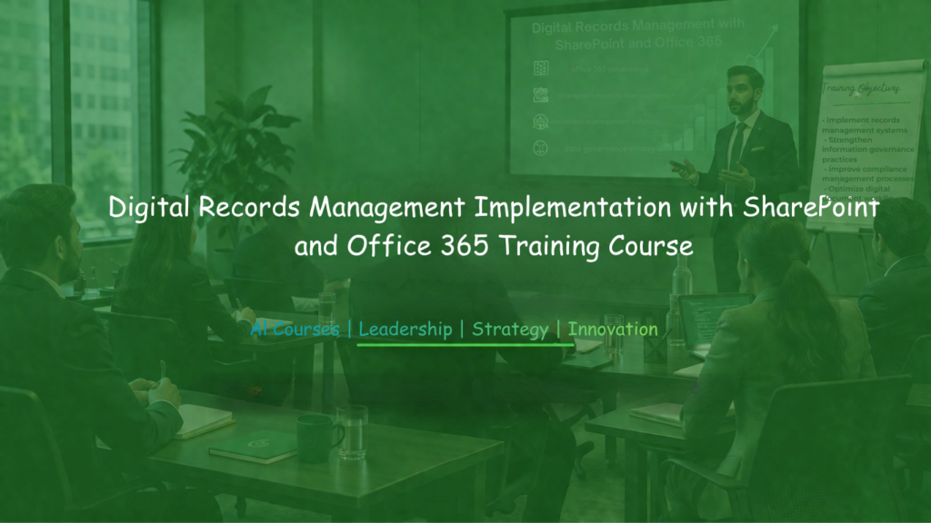 Professionals attending a digital records management training session.