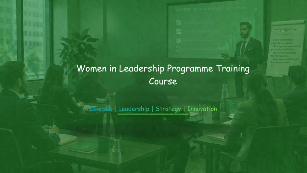 Professionals attending a women leadership training session.
