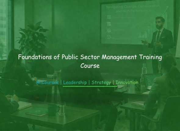 Public sector employees in an introductory management training session learning supervisory and operational management skills.